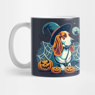 Basset Hound Pumpkin Mug
